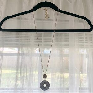 Silver/Gold Pendant Necklace